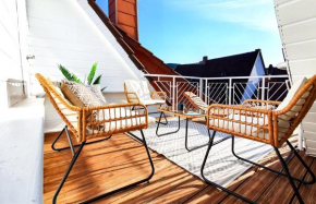 ROMANTIC-Apartment - Altbauflair mit Dachterrasse & Waldblick, Maisonette, 80m2